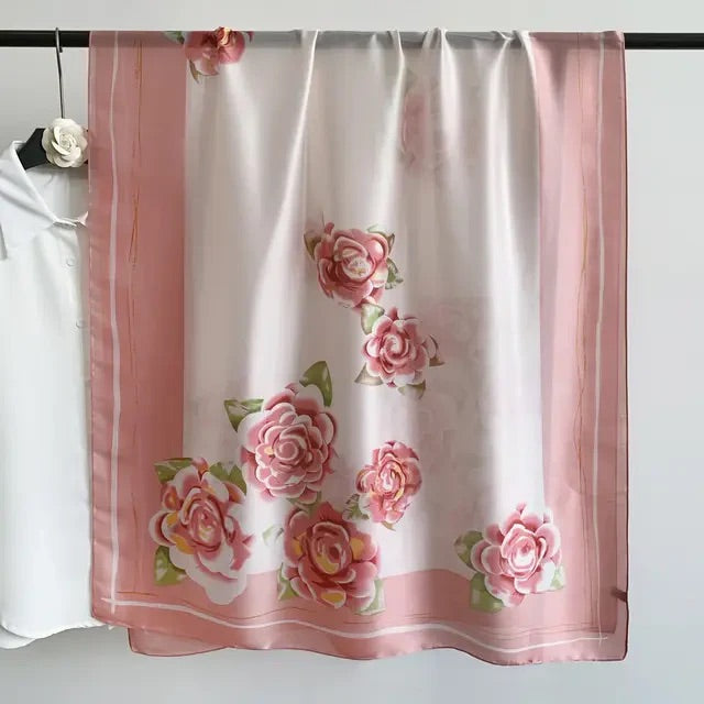 Gallica Printed silk scarf