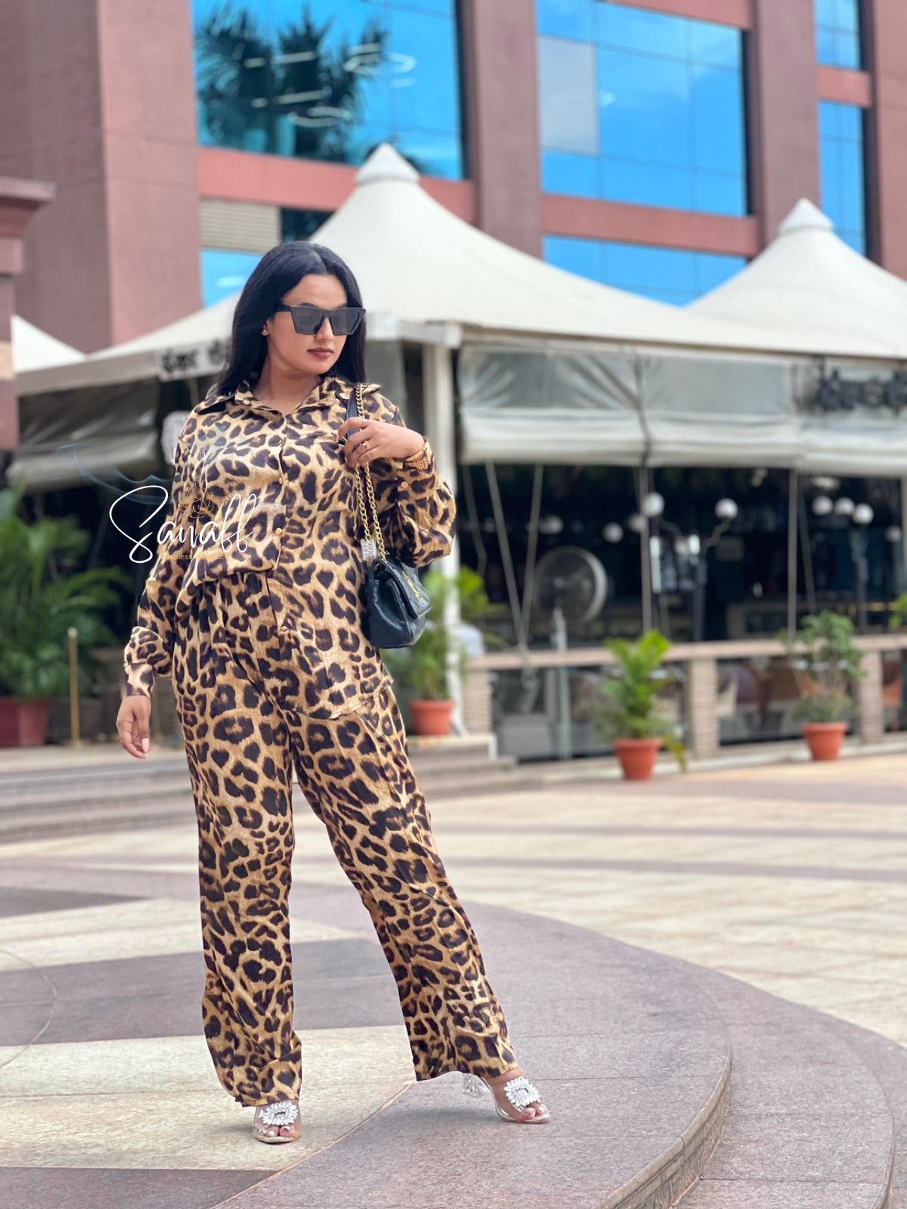 The eve luxury leopard print co ord