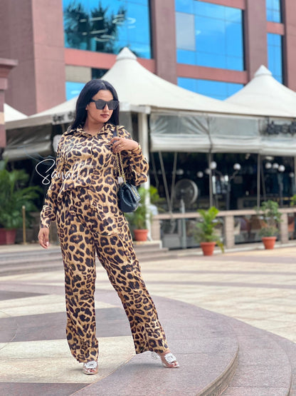 The eve luxury leopard print co ord
