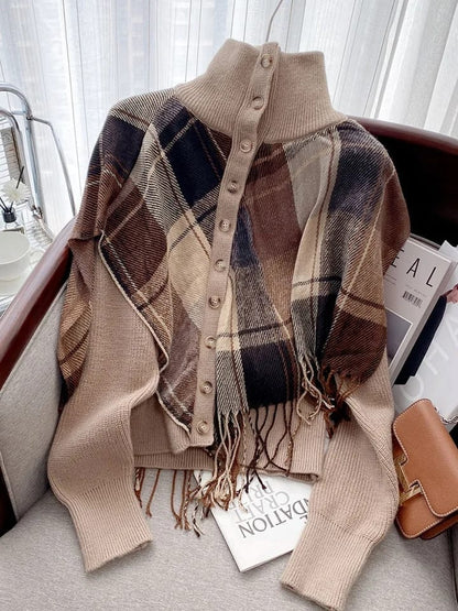 Alpine Luxe Cape Cardigan