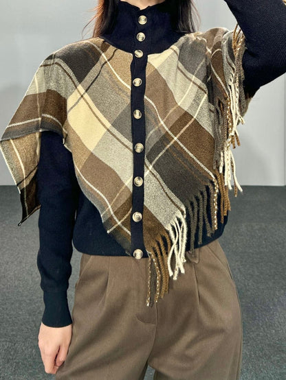Alpine Luxe Cape Cardigan