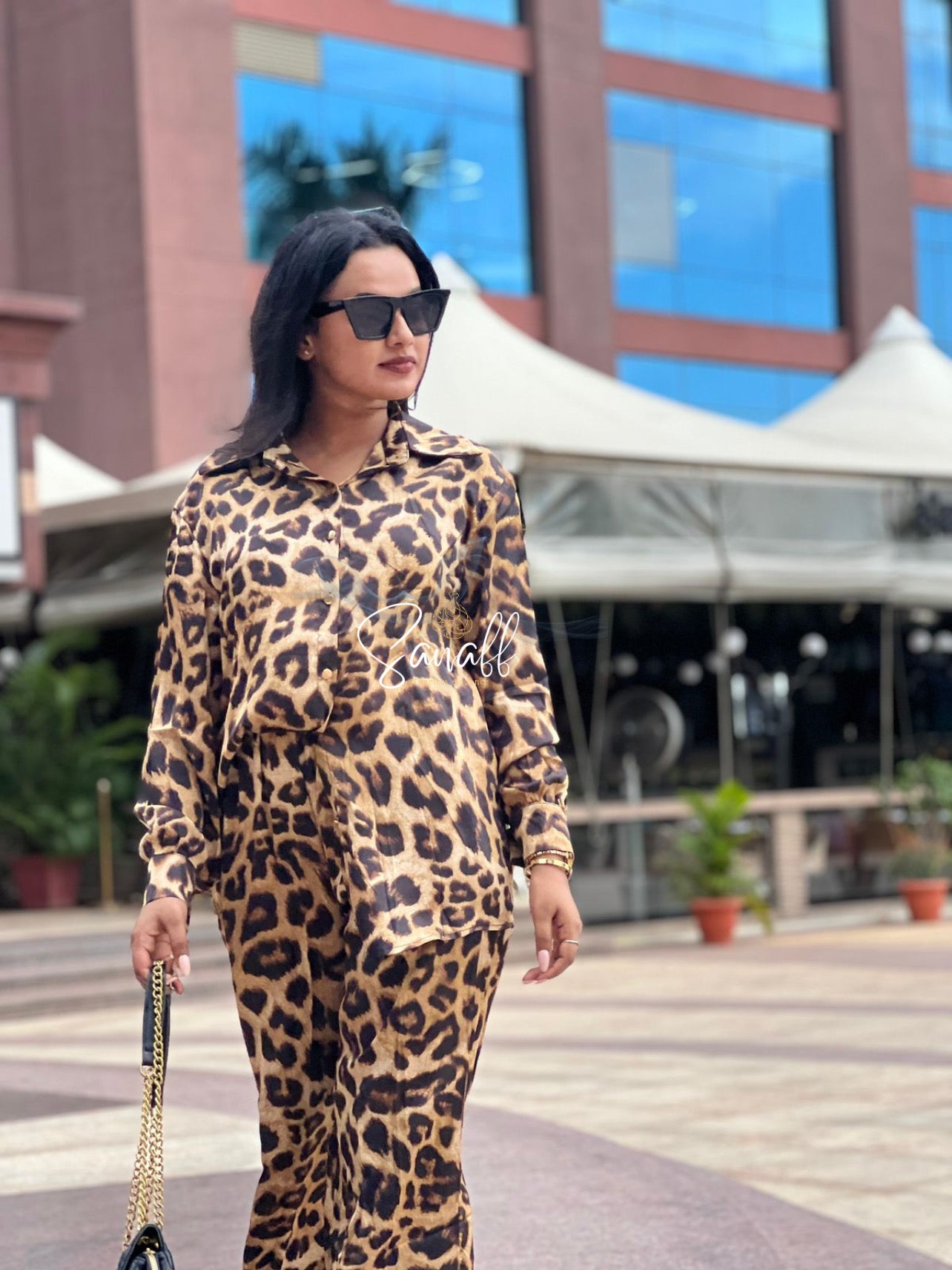 The eve luxury leopard print co ord