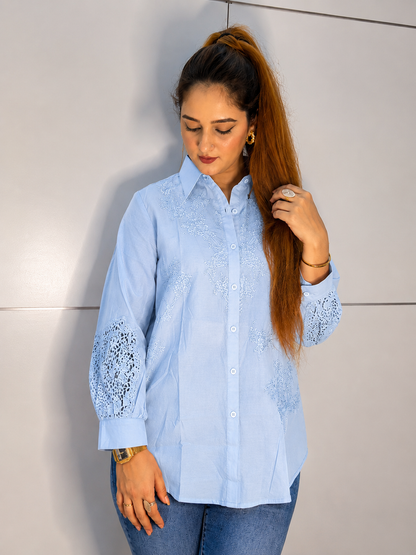 Luxe Lace Flora Shirt