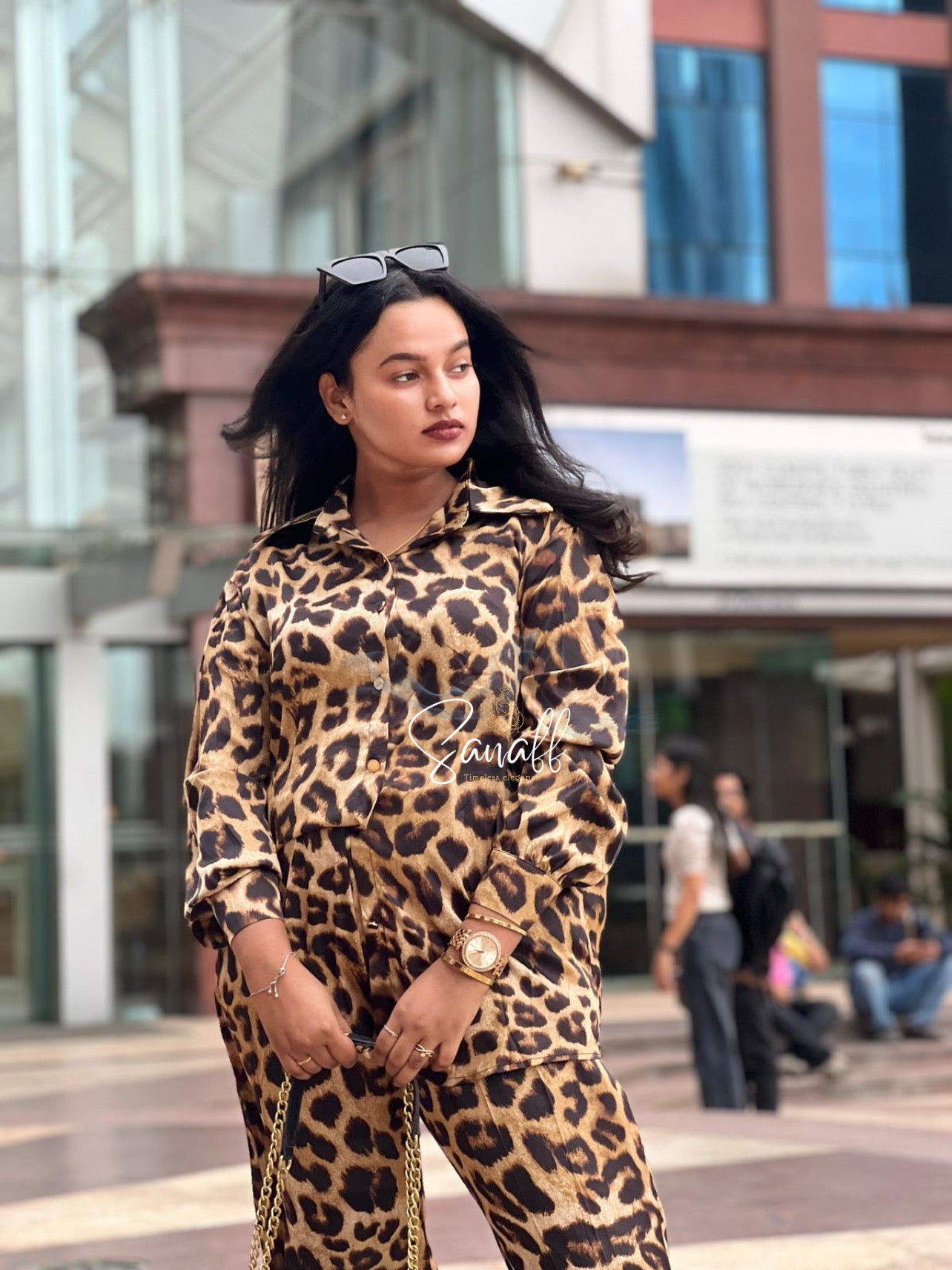 The eve luxury leopard print co ord