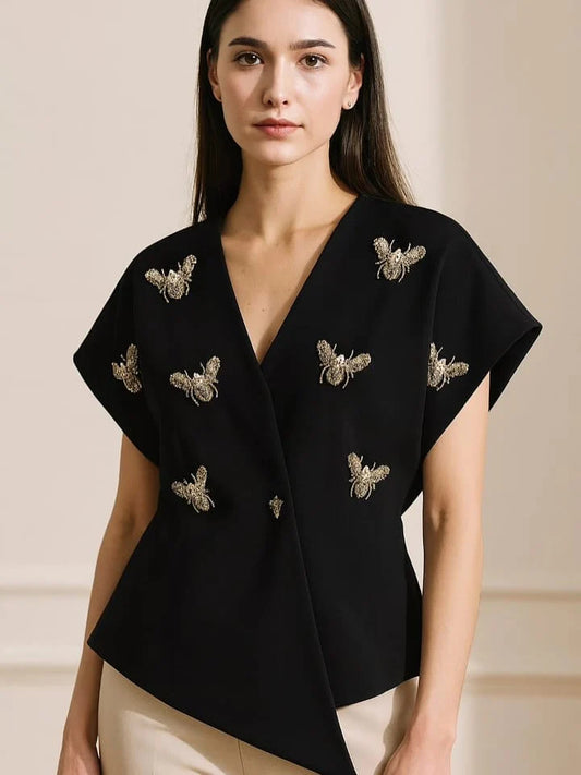 Anna 3D embellished Blazer
