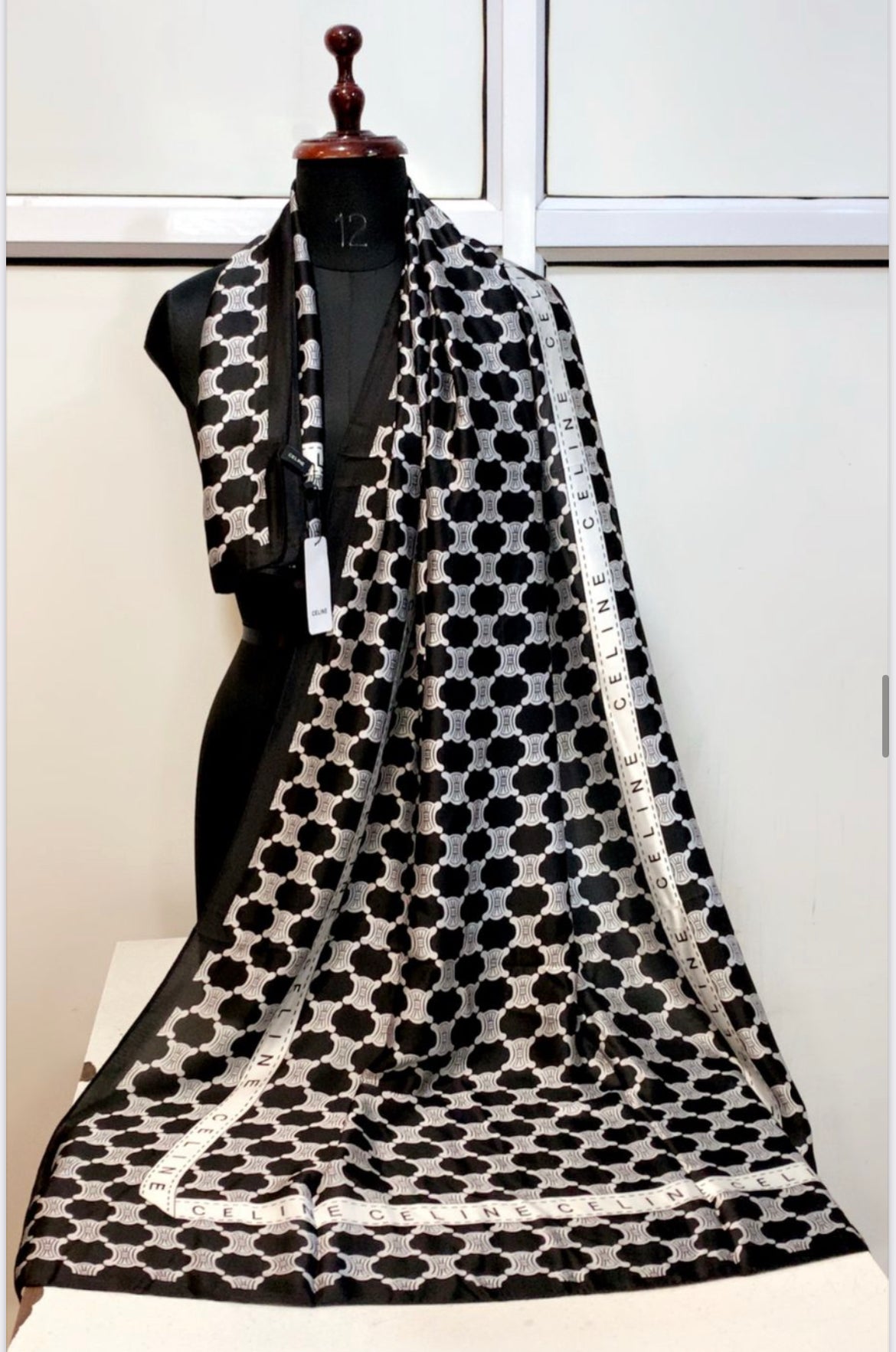 Luxury Brand silk muse Print Silk Scarf