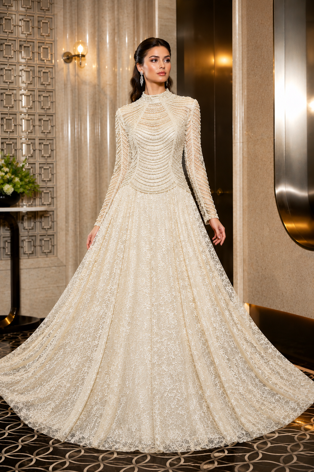 Celeste Lace Elegance Dress