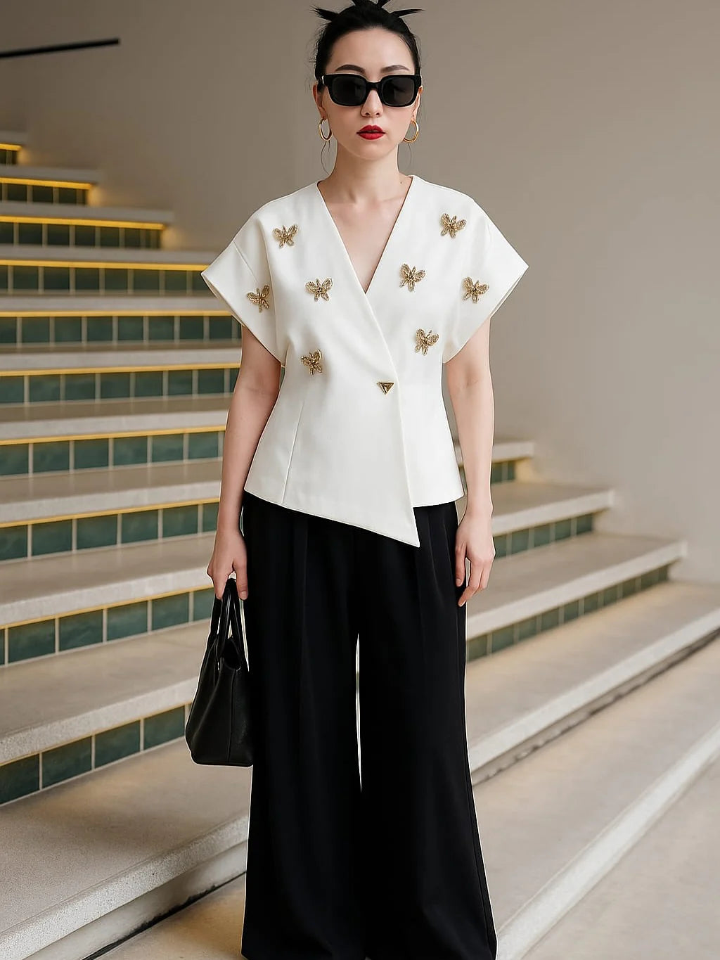 Anna 3D embellished Blazer