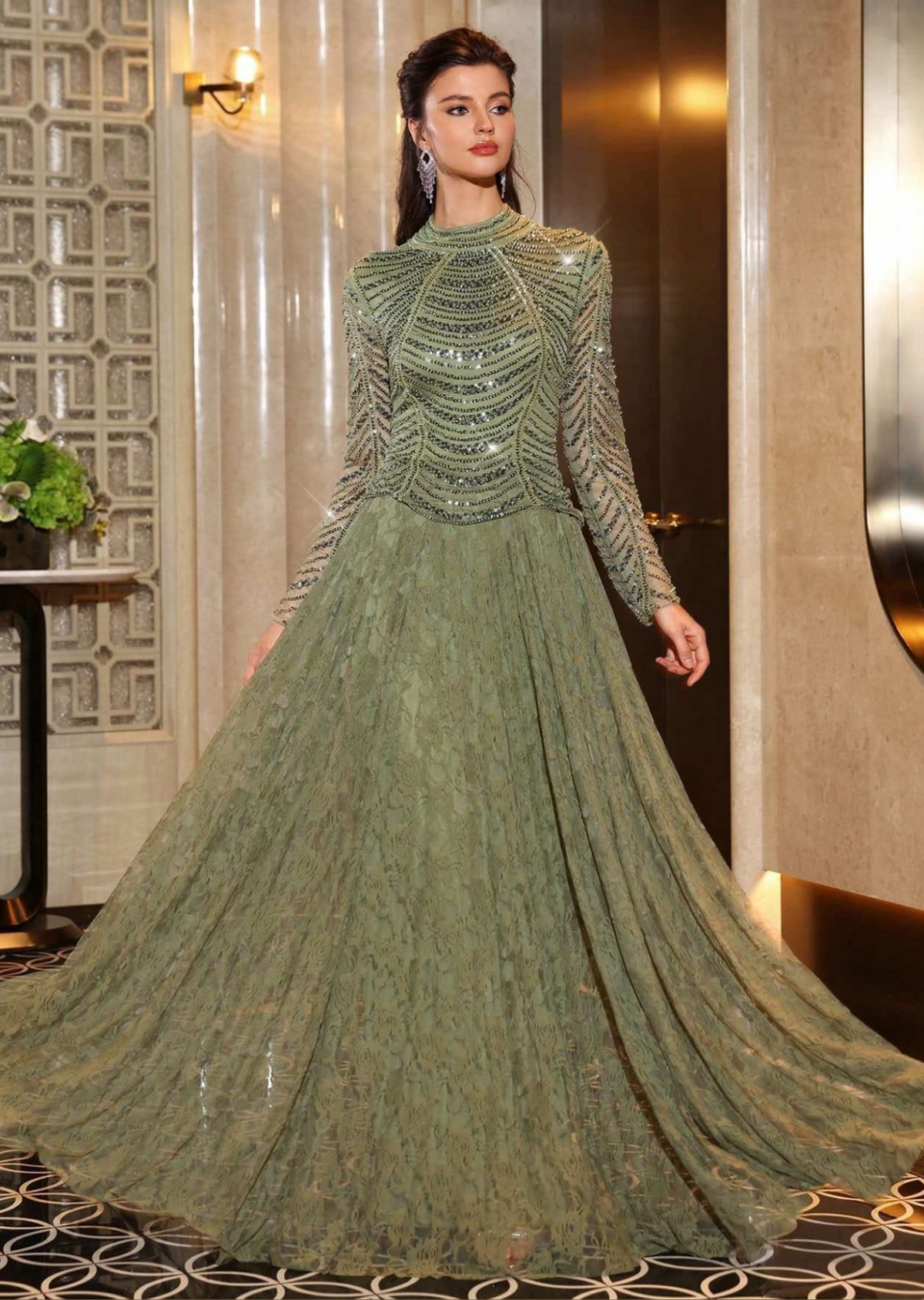 Celeste Lace Elegance Dress