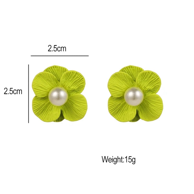 Pearl Korean New Design Statement Stud Earring