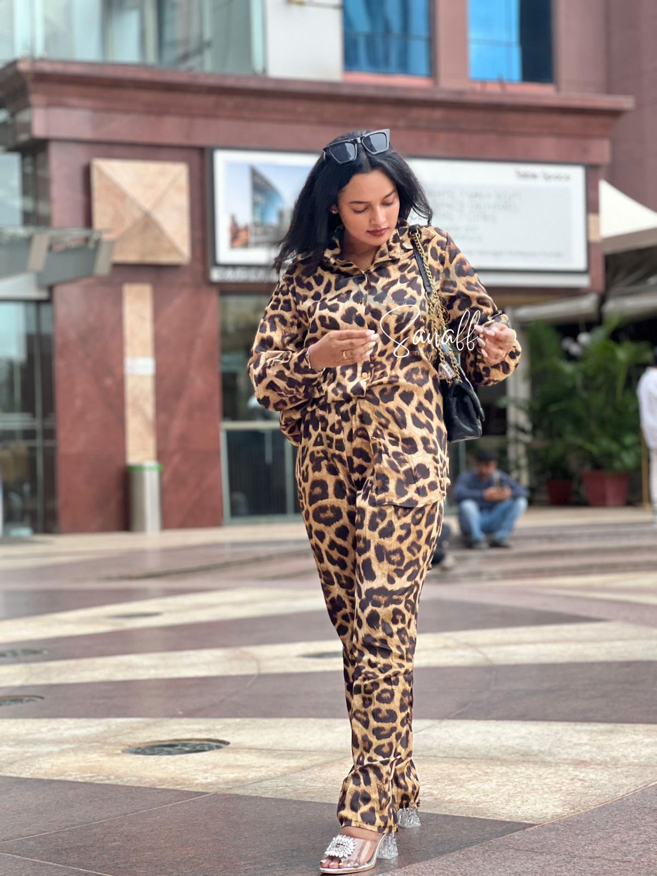 The eve luxury leopard print co ord