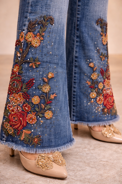 Rose Royale Denim Pant