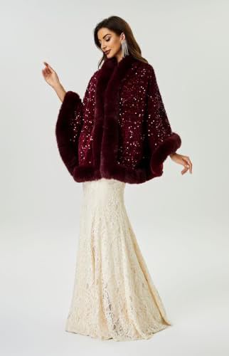Statement Swarovski Fur Stole