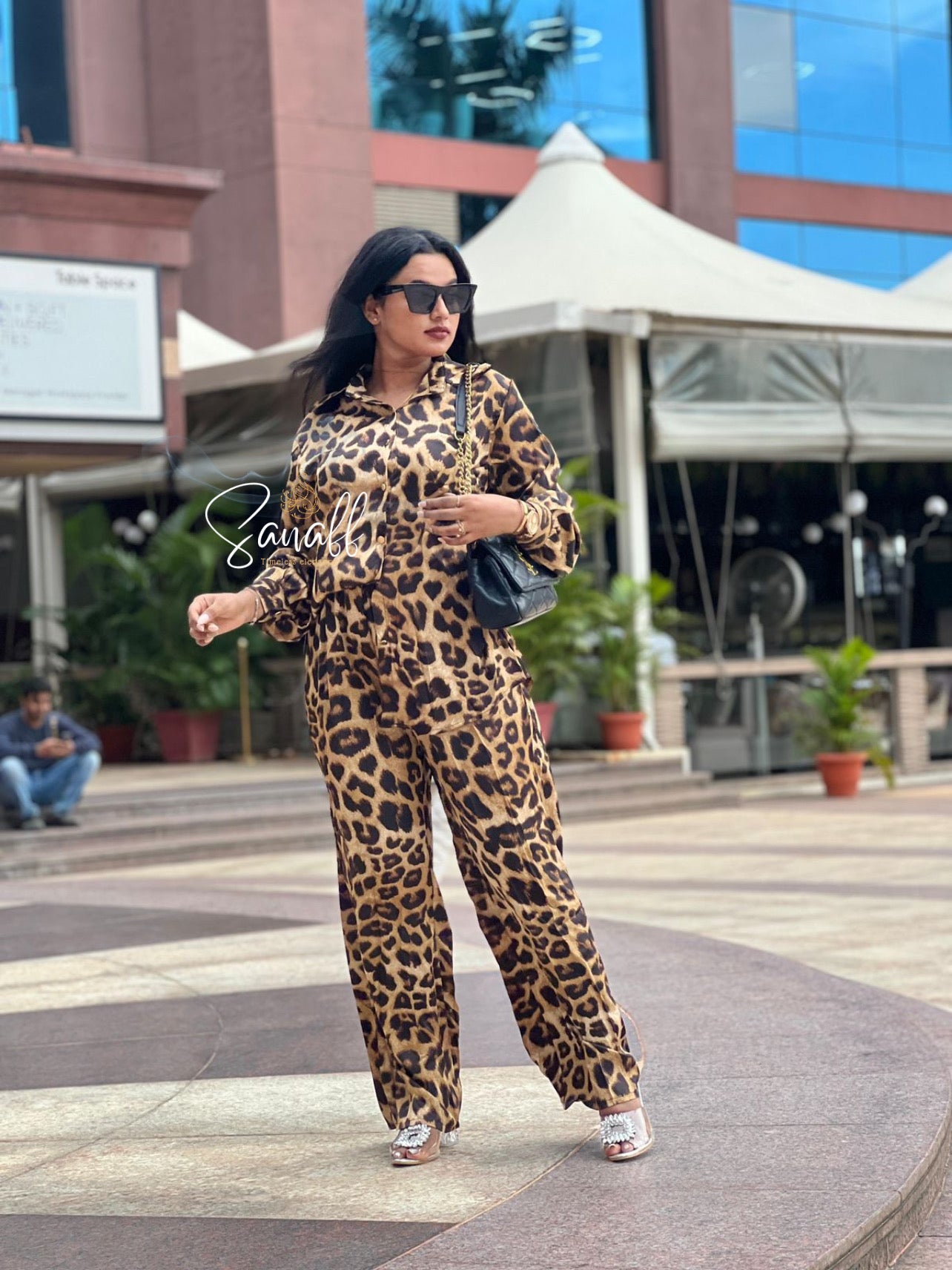 The eve luxury leopard print co ord