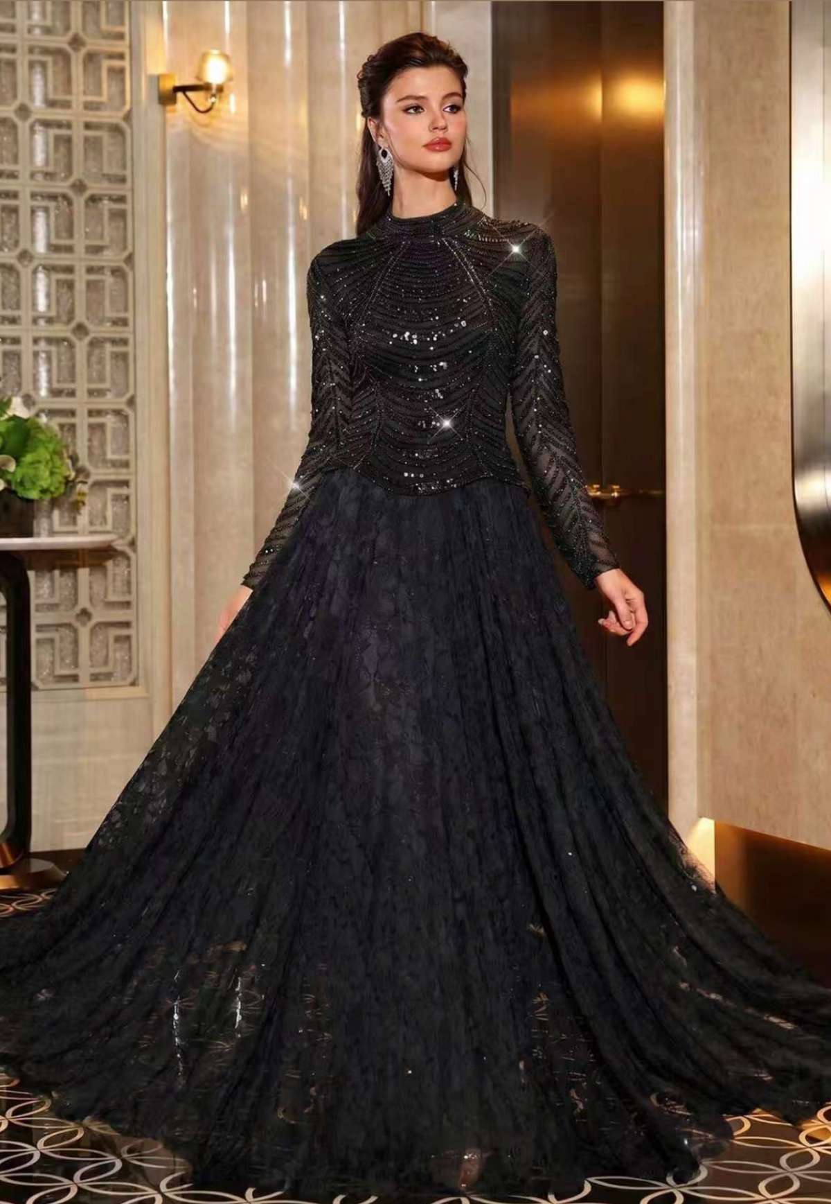 Celeste Lace Elegance Dress