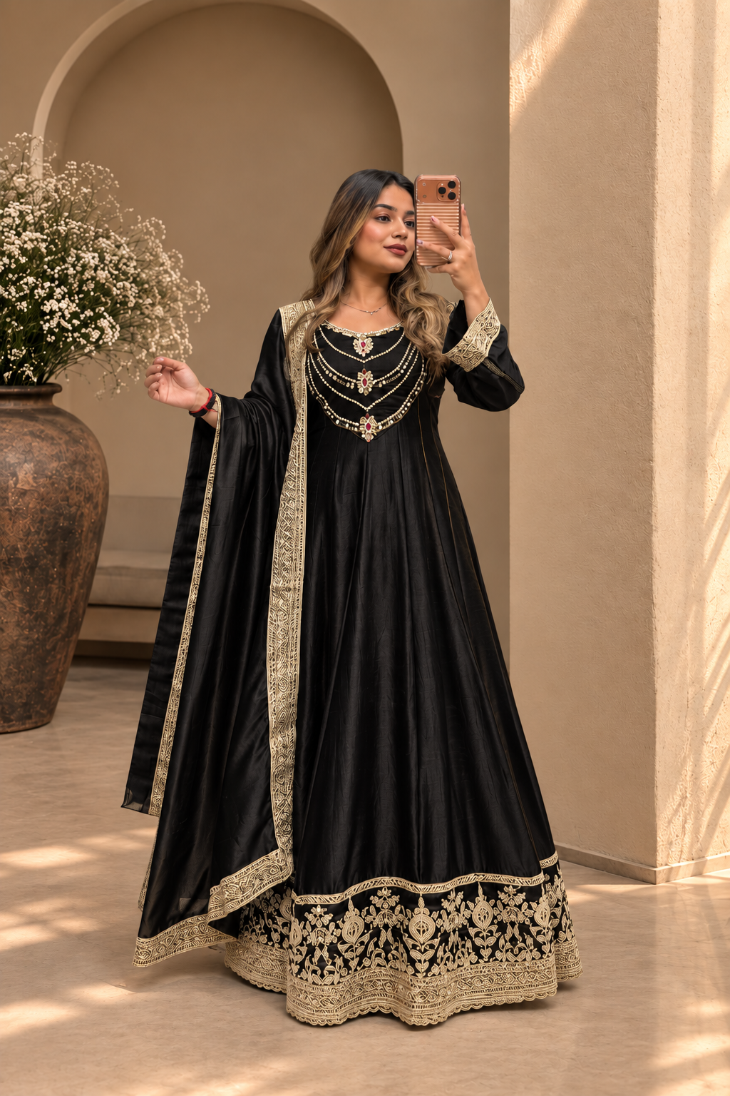 Noor E Sham - Anarkali set