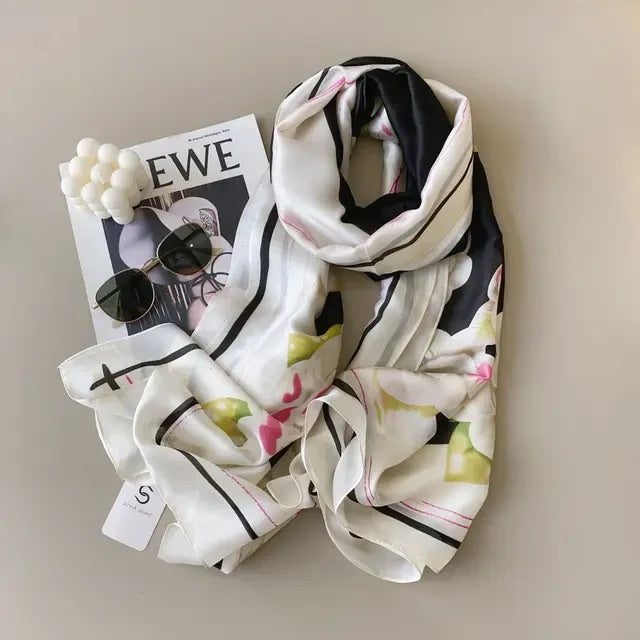Gallica  Printed silk scarf