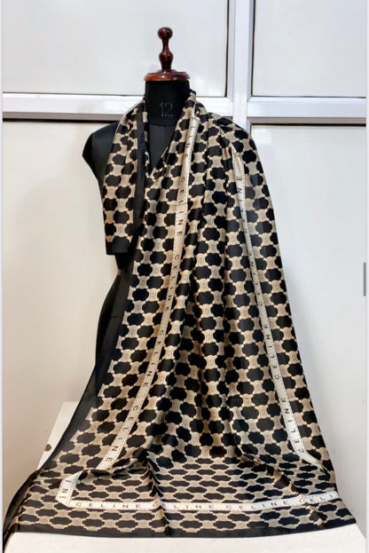 Luxury Brand silk muse Print Silk Scarf