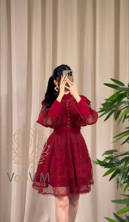 Meshm short dress