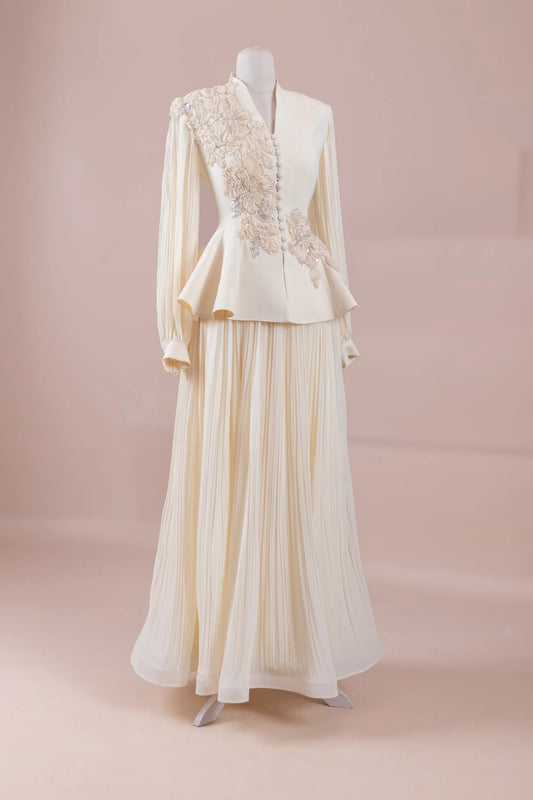 Flora Luxe Pleated Co-Ord Set