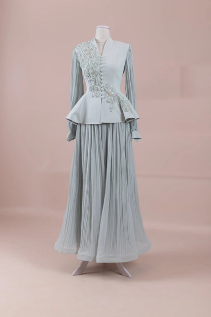 Flora Luxe Pleated Co-Ord Set