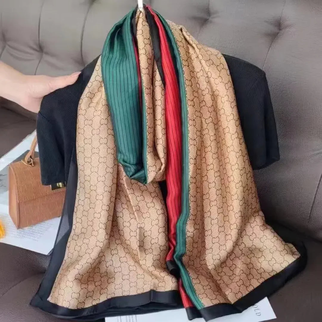 Fleur d’Or Silk Scarf
