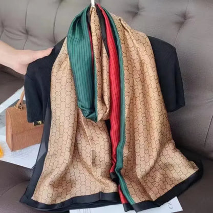 Fleur d’Or Silk Scarf