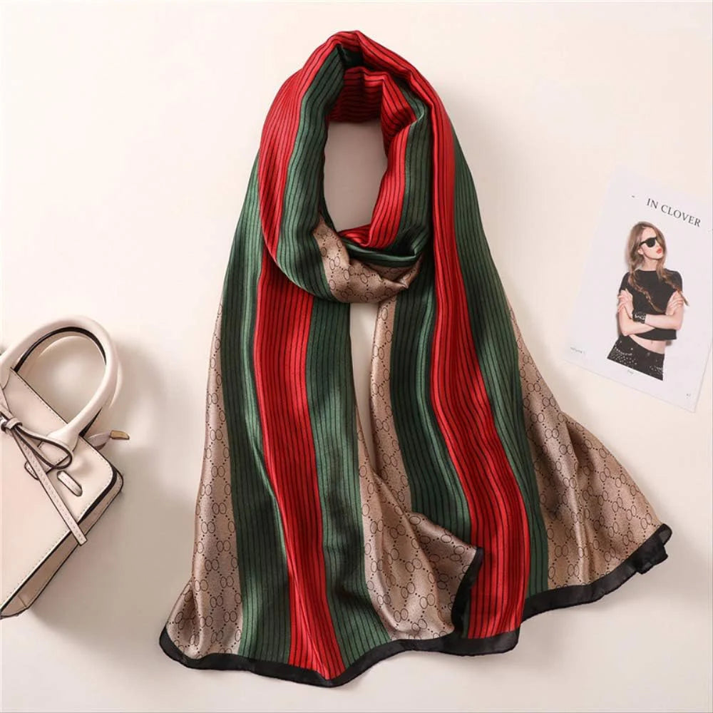 Fleur d’Or Silk Scarf