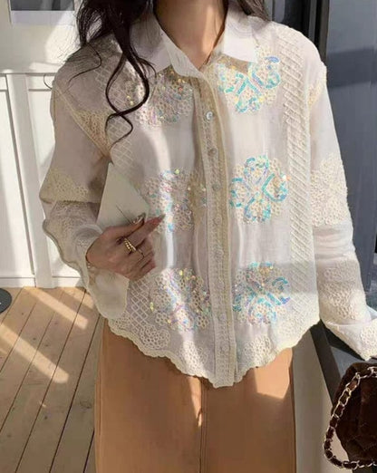 Lisa Embroidery shirt