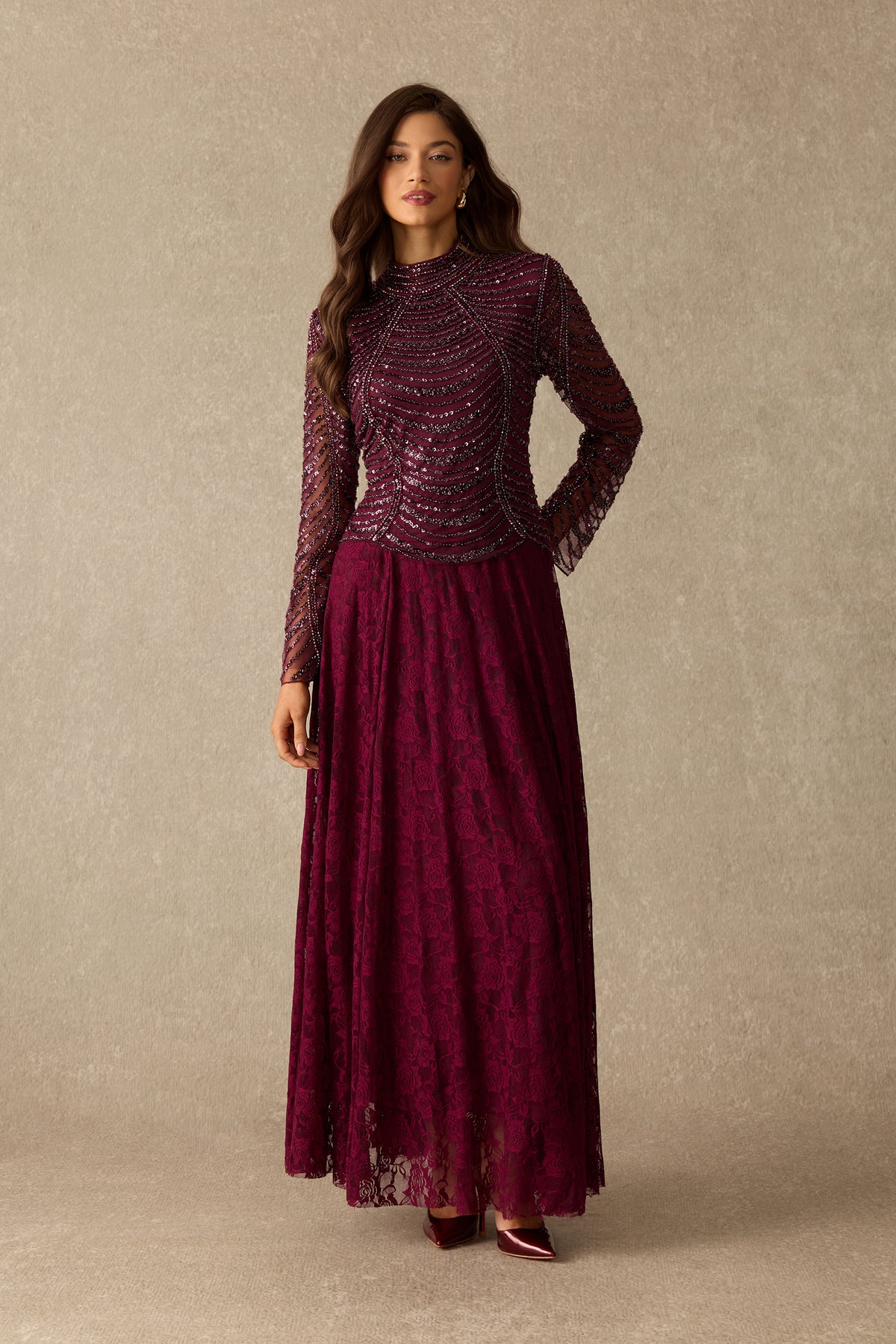 Celeste Lace Elegance Dress