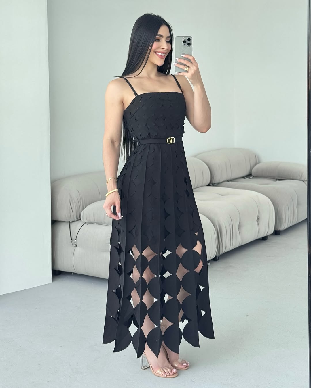 Luxe Moon cut Dress
