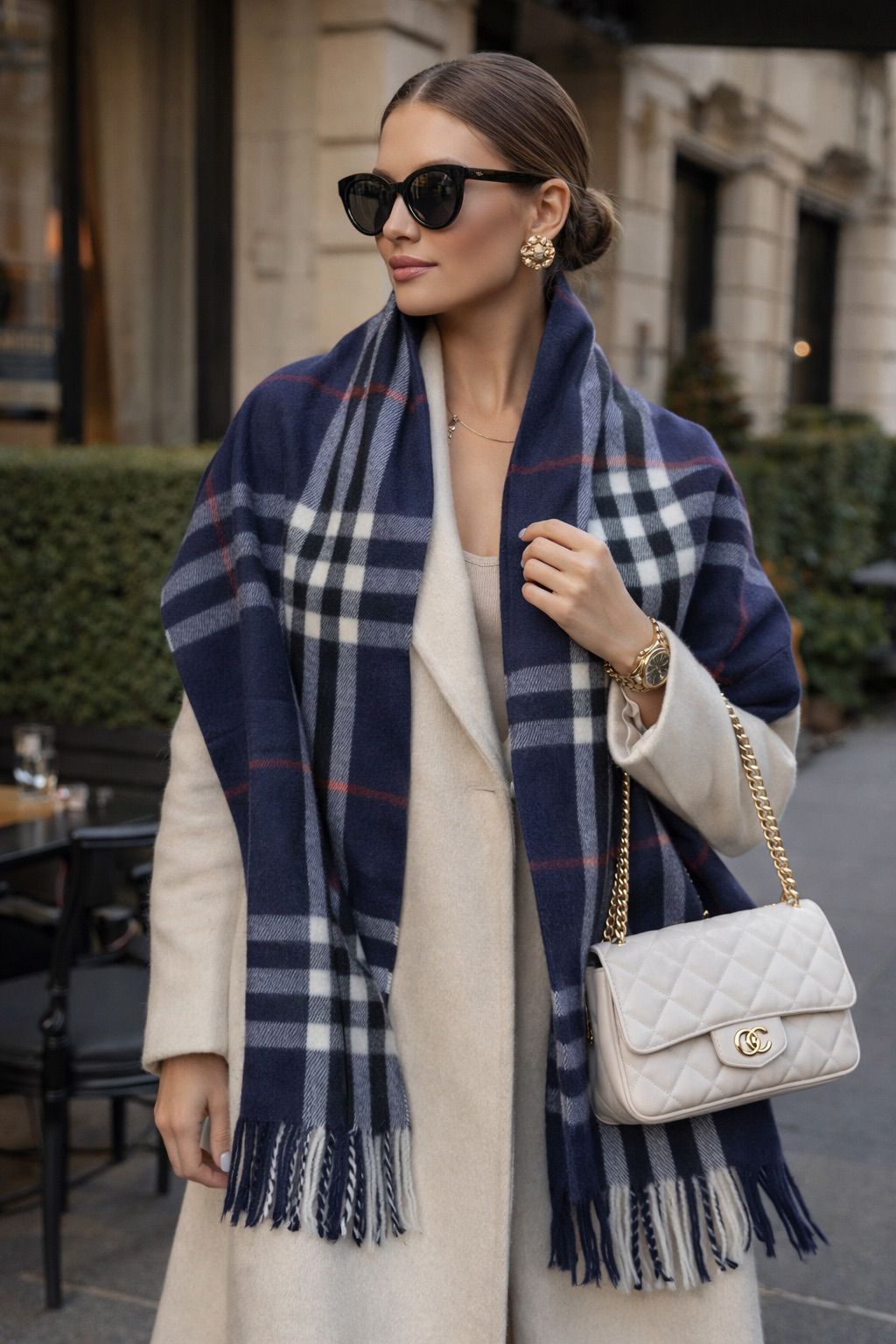 Royal Check Scarf