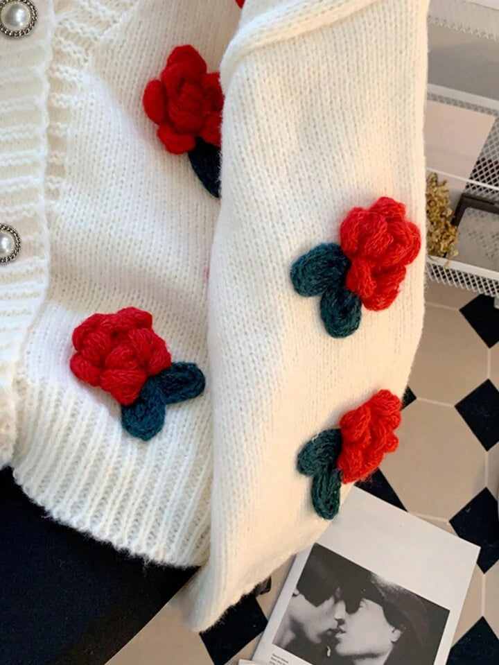 Rose Bloom Cardigan