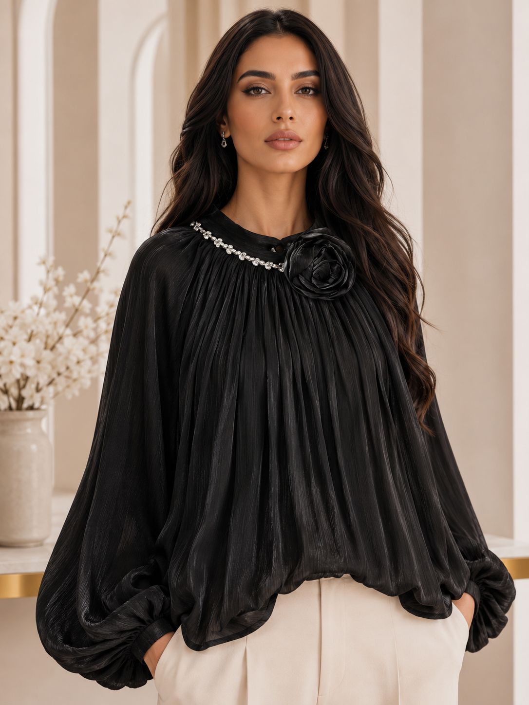 Elan Rose Top