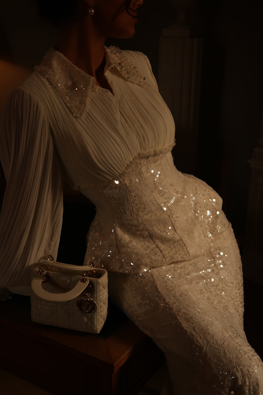 Blush Lumière Couture Dress