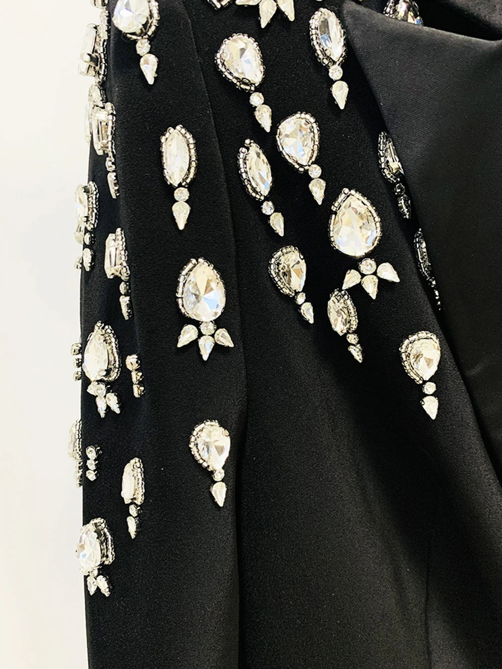 Diamond Black Studded Blazer