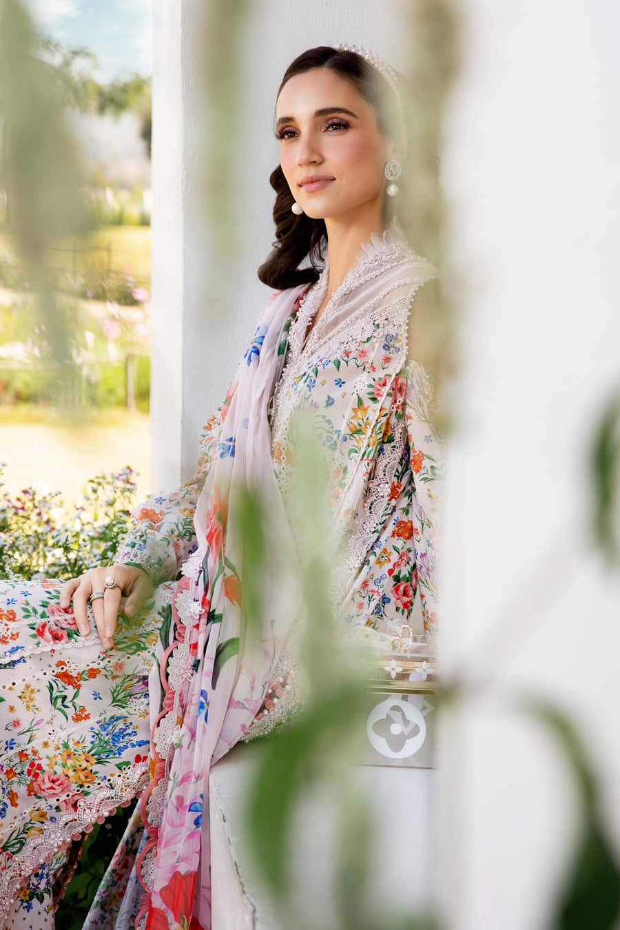 3 Piece Unstitched Printed Lawn Suit | MPT 2507 - A