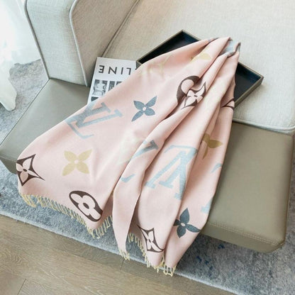Signature Monogram Luxe Winter Shawl