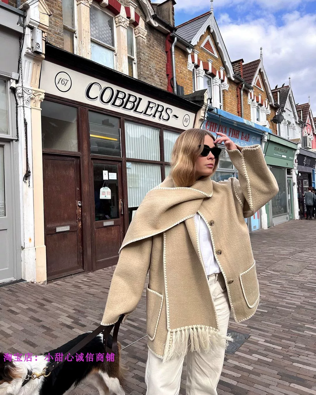 The Alpine Luxe Fringe Poncho