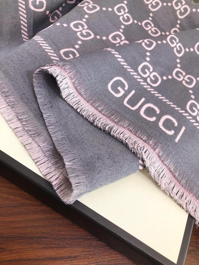 GG Branded Pink Winter Stole