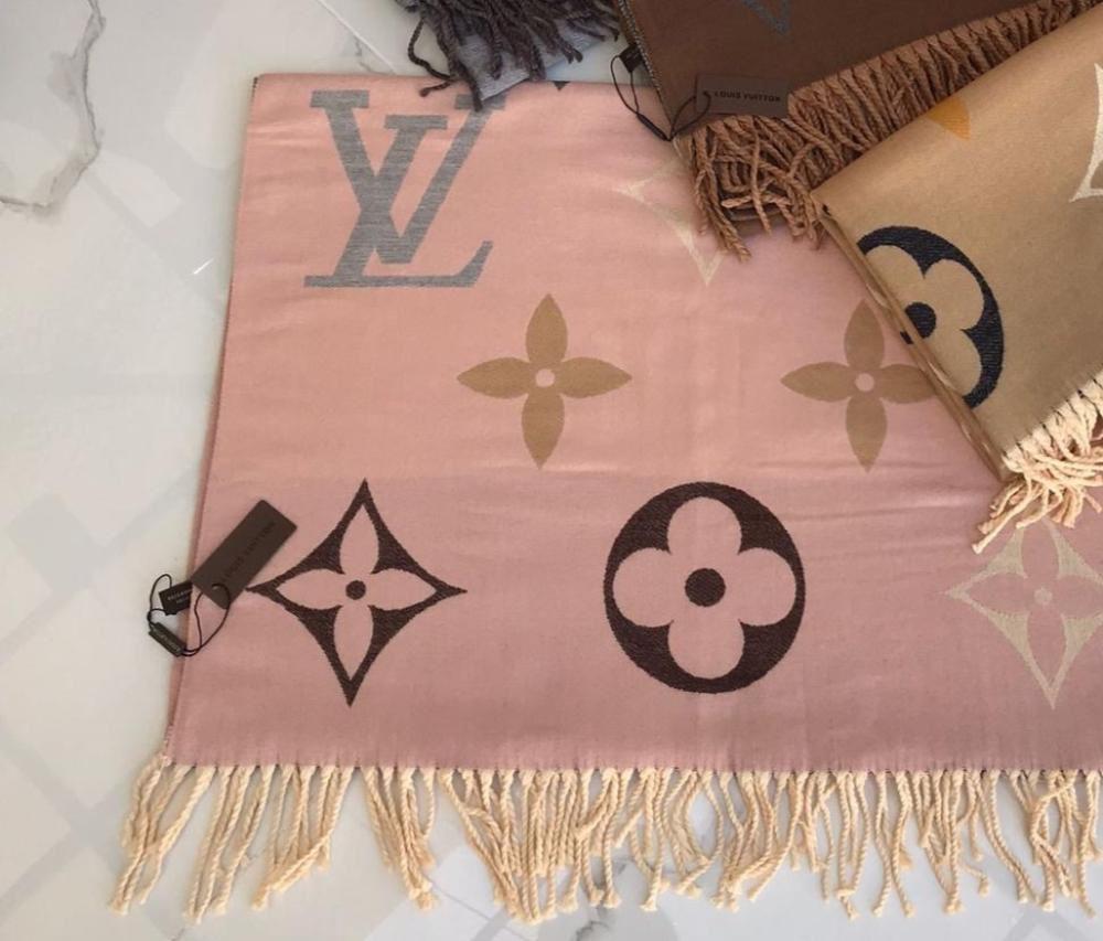 Signature Monogram Luxe Winter Shawl