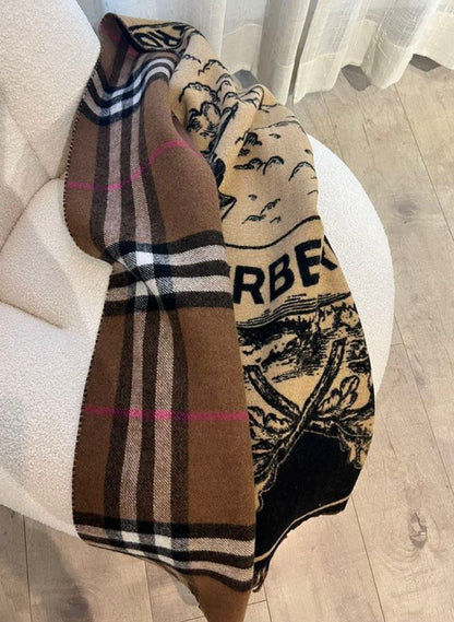 Heritage-inspired winter wrap