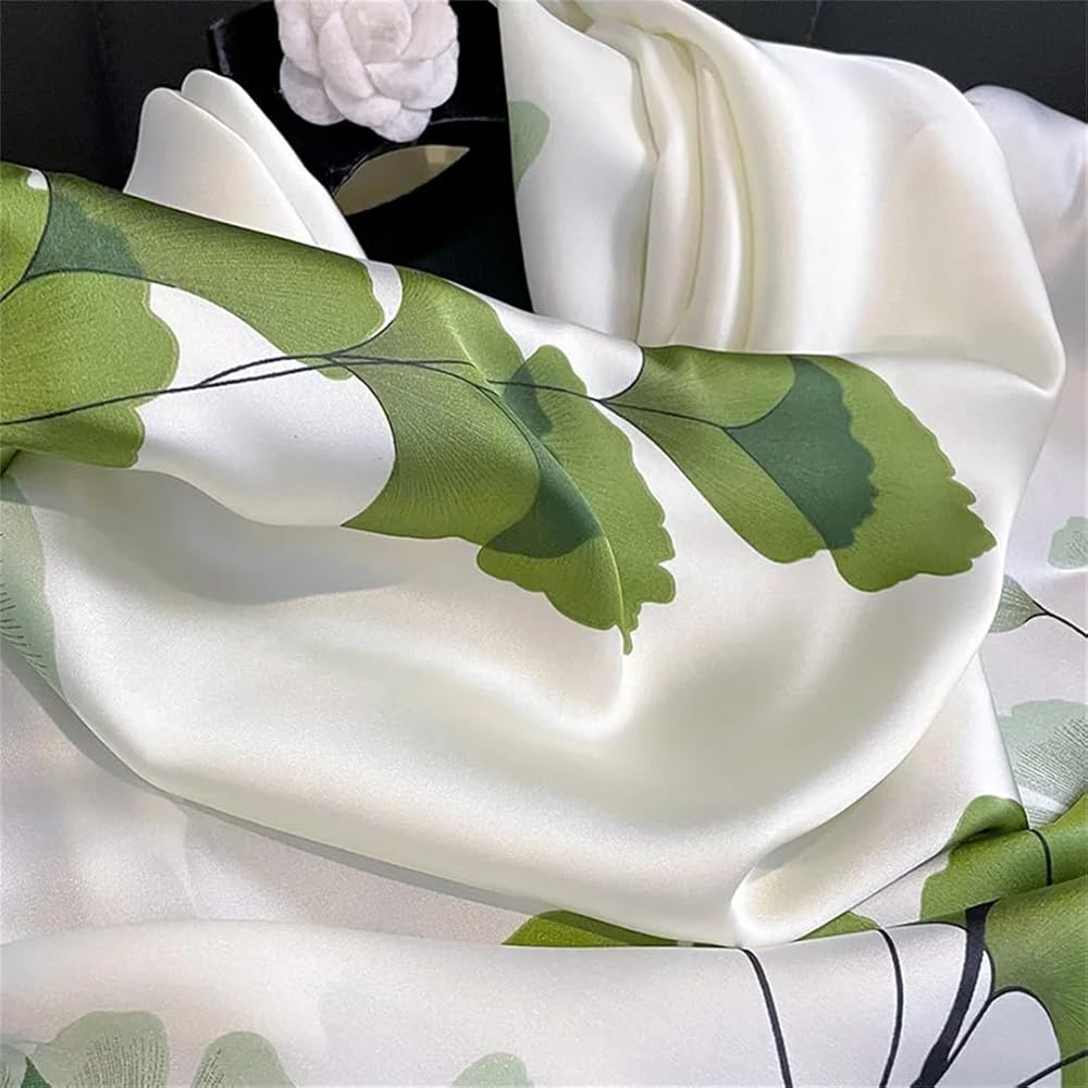 Emerald Whisper Silk Scarf