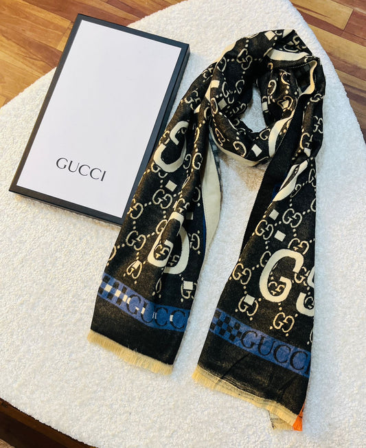 Branded GC Print Winter Reversible Stole