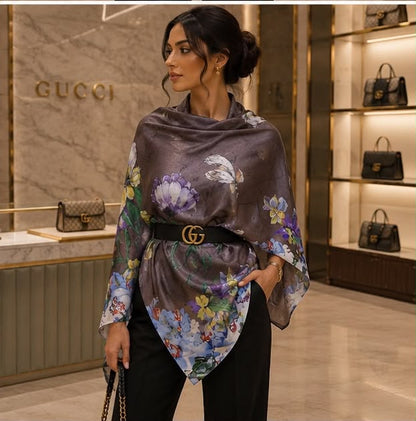 Gracia Luxury Monogram Stole
