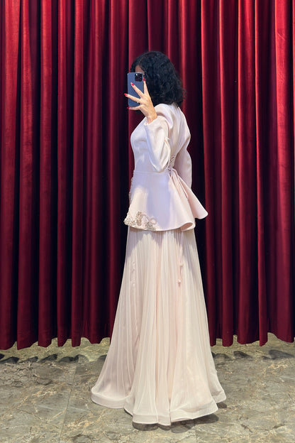 The Pearl Elan Gown Set