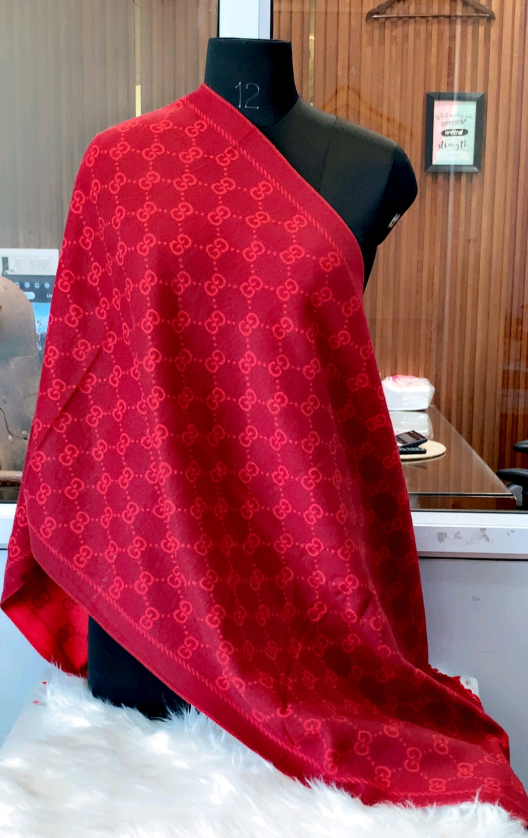 Branded GC Winter Luxury Stole Plain