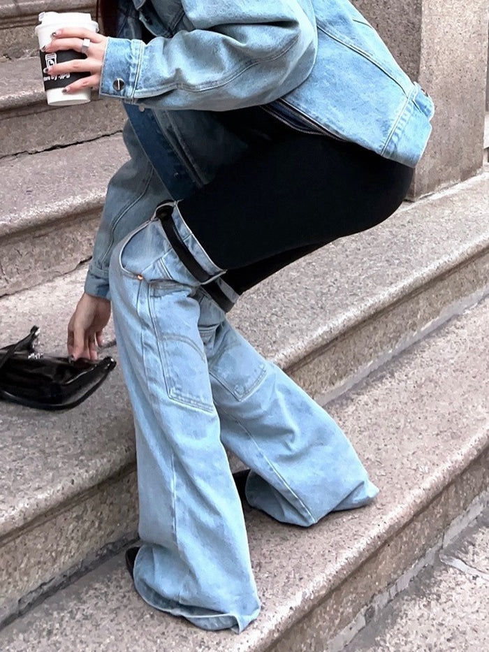 Luna Eclipse Buckle Flare Jeans
