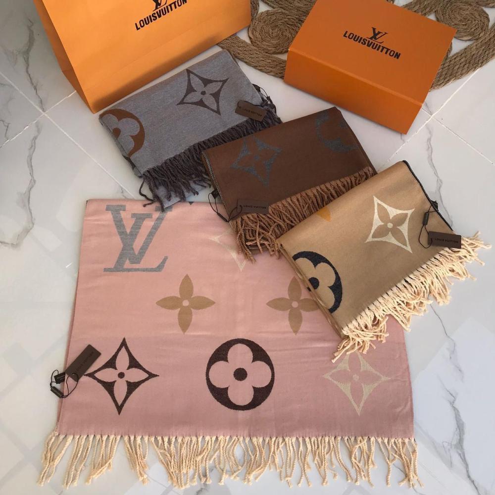 Signature Monogram Luxe Winter Shawl