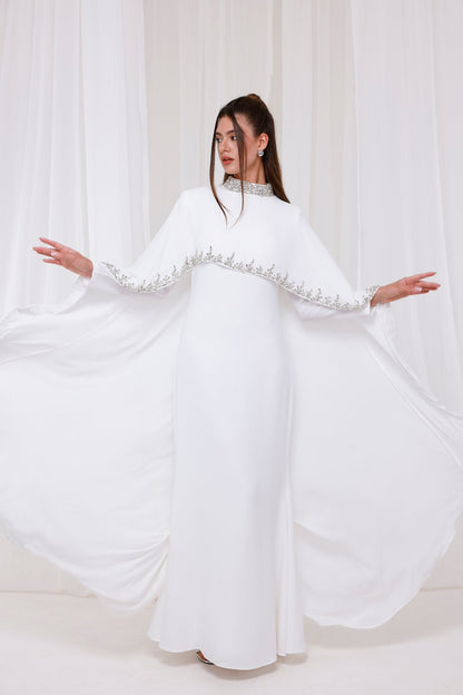 Royal Crystal Luxe Cape Set